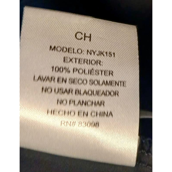 Women's Ci Sono by Journee Collection Quilted Hooded Jacket, Navy Size S (JC64) - Picture 4 of 9